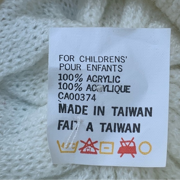 Vintage Beret Style Toboggan Cap Winter Hat Knit 80s 90s - Picture 4 of 4